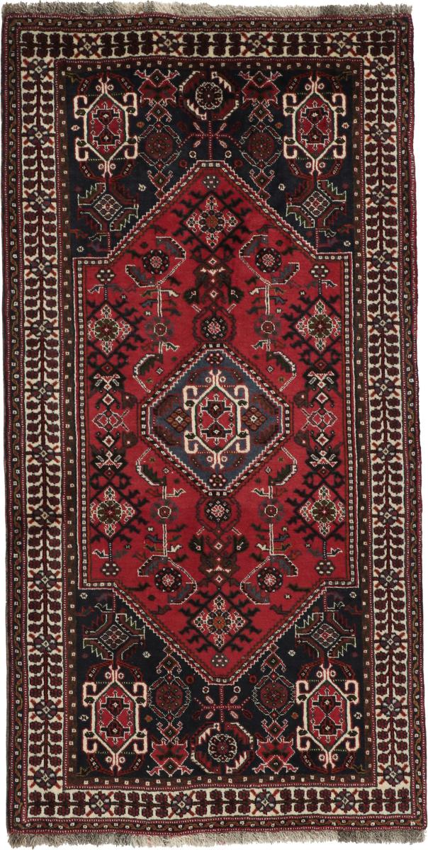 Tapis persan Ghashghai 157x79 157x79, Tapis persan Noué à la main