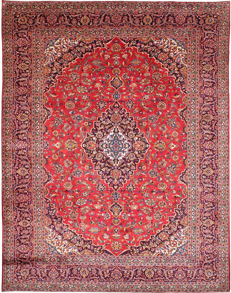 Persian Rug Keshan 389x308 389x308, Persian Rug Knotted by hand