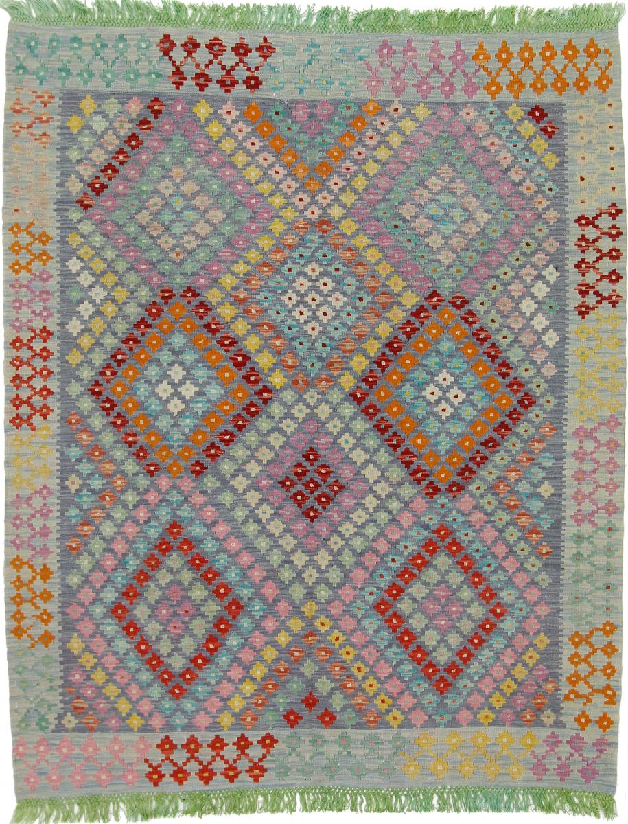 Afghan rug Kilim Afghan Heritage 6'5"x5'3" 6'5"x5'3", Persian Rug Woven by hand