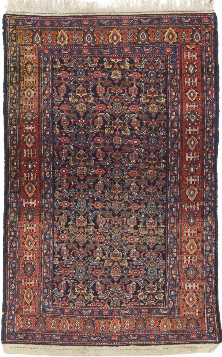 Persian Rug Senneh 4'9"x3'1" 4'9"x3'1", Persian Rug Knotted by hand