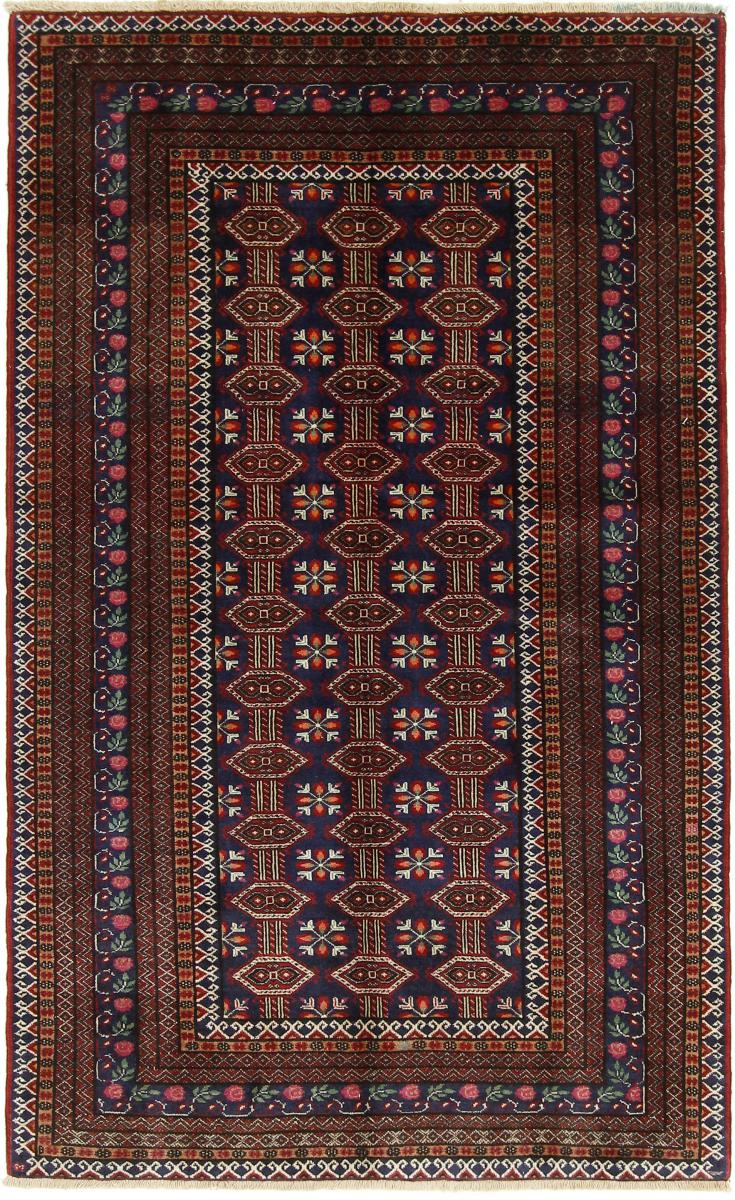 Persian Rug Baluch 6'5"x3'11" 6'5"x3'11", Persian Rug Knotted by hand