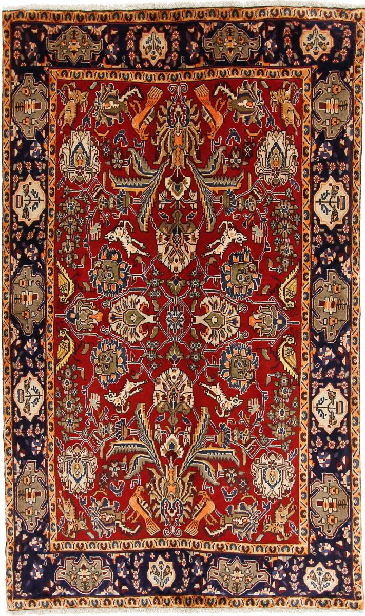 Tapis persan Gholtogh 226x136 226x136, Tapis persan Noué à la main