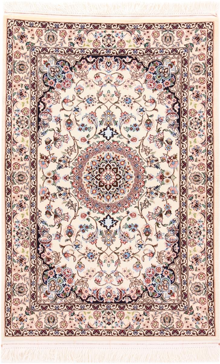 Persisk matta Isfahan Silkesvarp 117x80 117x80, Persisk matta Knuten för hand