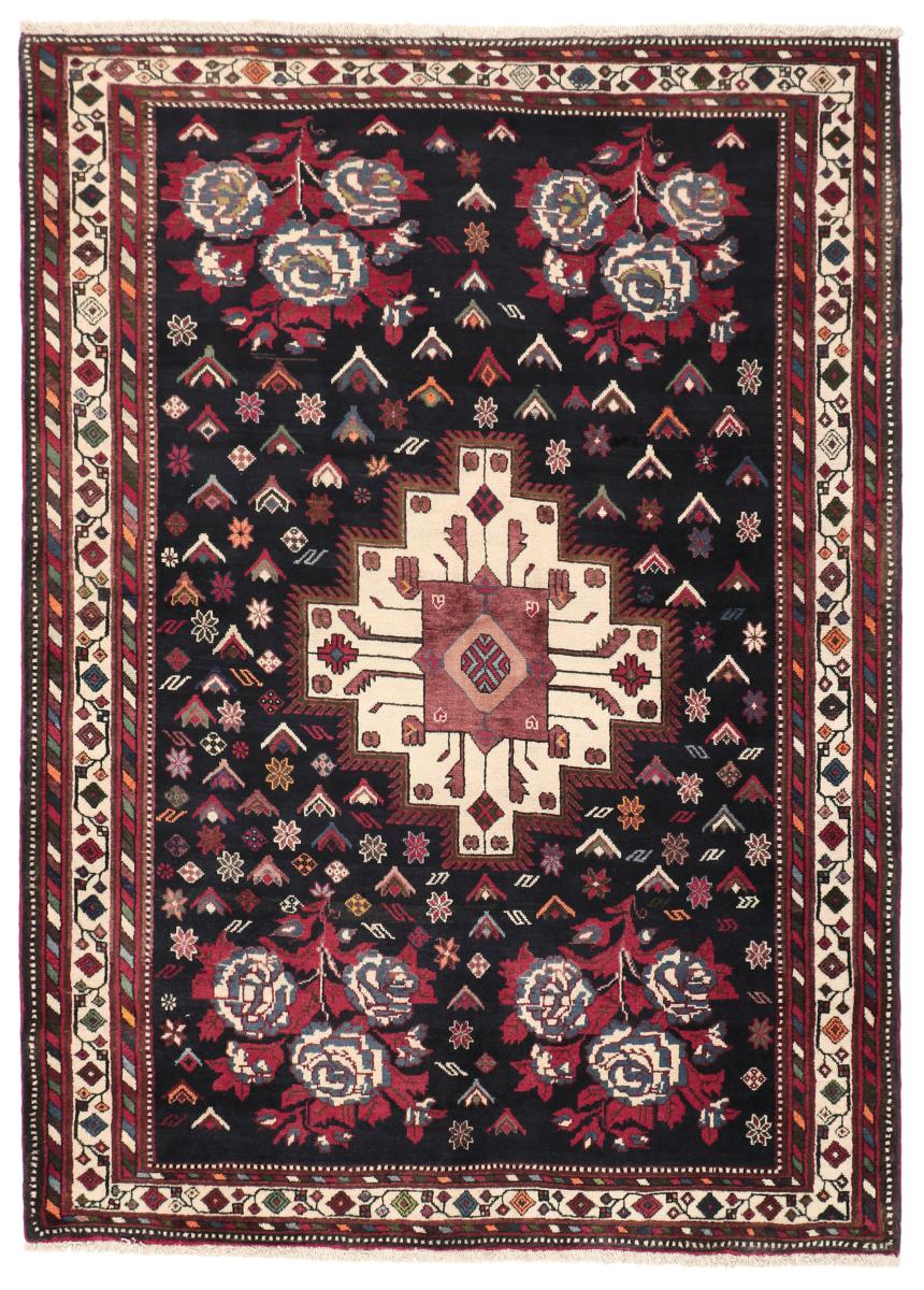 Persian Rug Afshar 6'6"x4'9" 6'6"x4'9", Persian Rug Knotted by hand