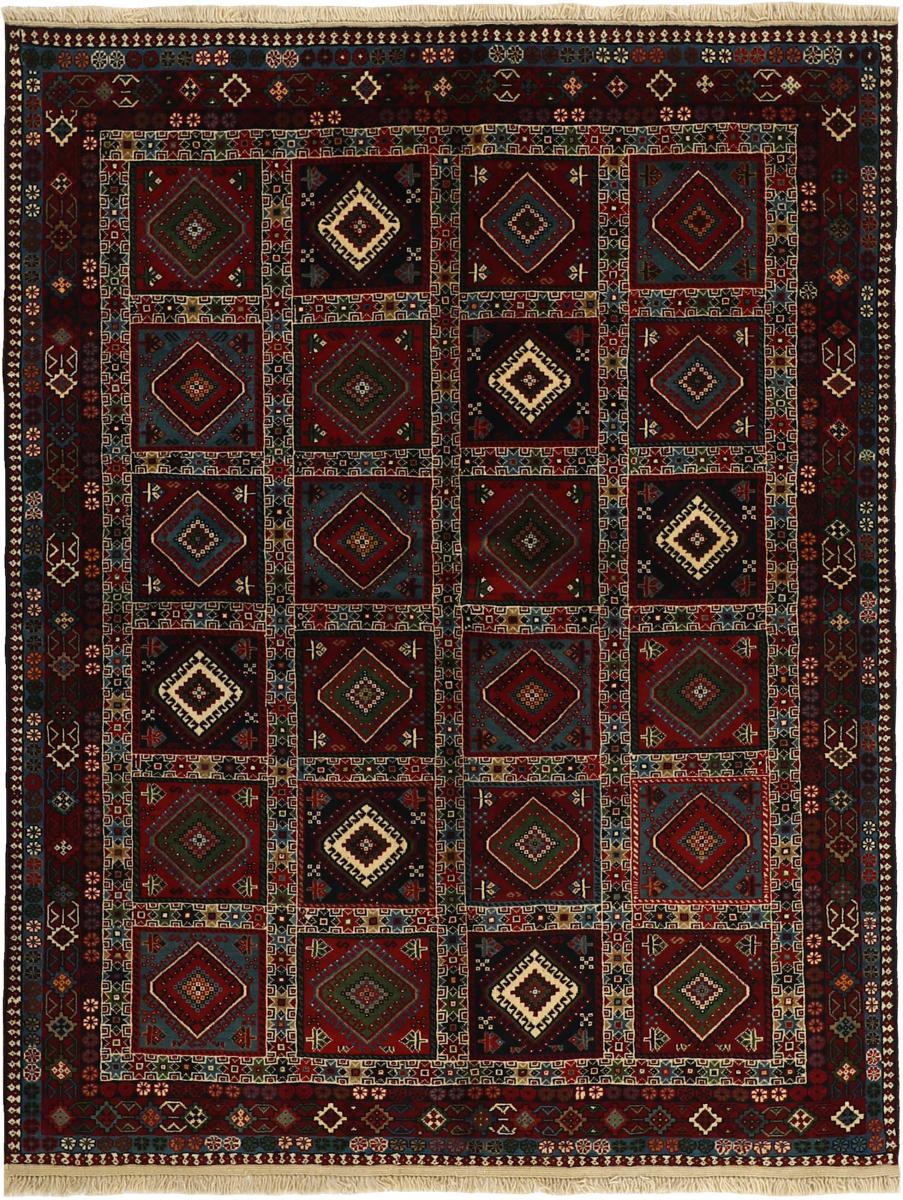  ペルシャ絨毯 ヤラメー 198x150 198x150,  ペルシャ絨毯 手織り