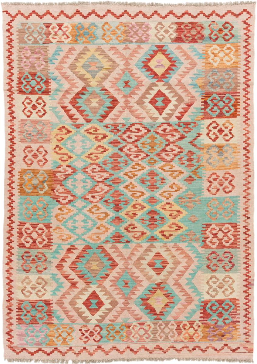 Tapete afegão Kilim Afegão 183x133 183x133, Tapete persa Tecido à mão