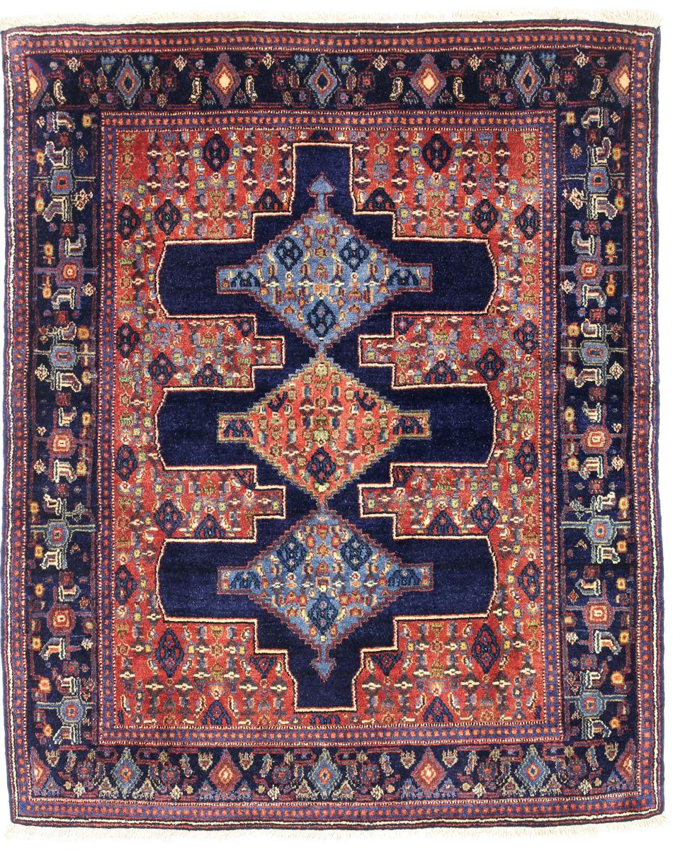 Persian Rug Senneh 146x119 146x119, Persian Rug Knotted by hand