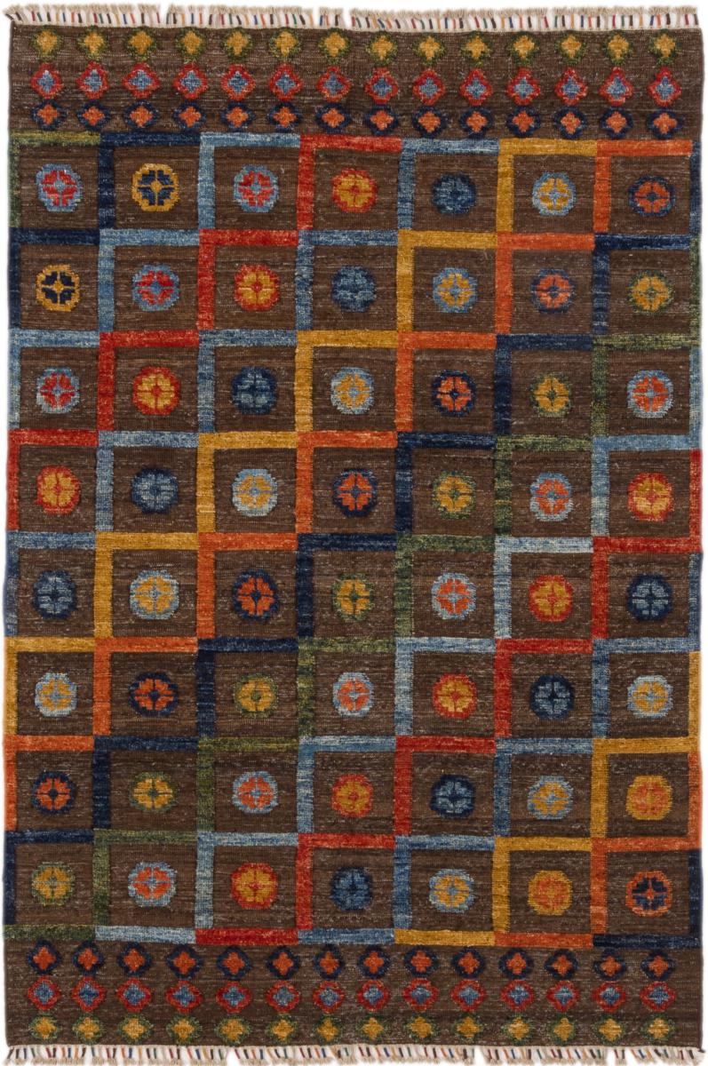 アフガンカーペット キリム アフガン Design 192x129 192x129,  ペルシャ絨毯 手織り