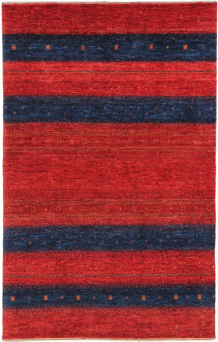 Tapis persan Persan Gabbeh Loribaft Atash 173x112 173x112, Tapis persan Noué à la main