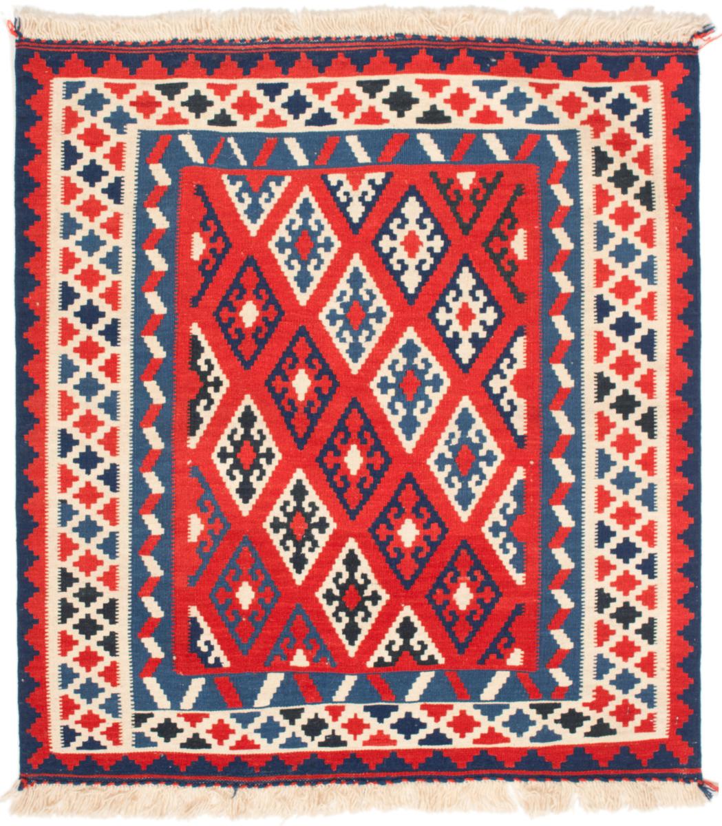 Persialainen matto Kelim Fars 109x100 109x100, Persialainen matto kudottu