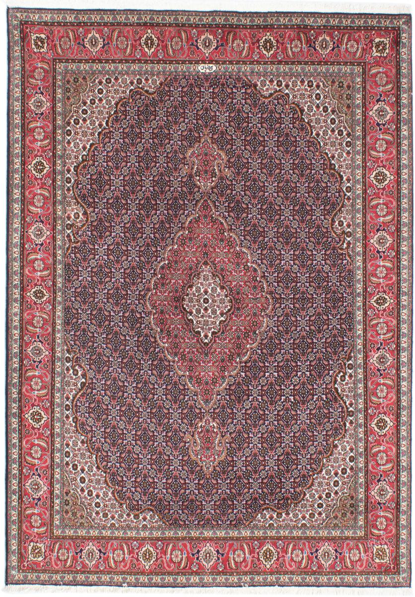 Persian Rug Tabriz 50Raj 6'9"x4'10" 6'9"x4'10", Persian Rug Knotted by hand