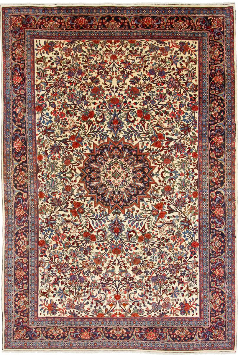 Persian Rug Bidjar 10'10"x7'6" 10'10"x7'6", Persian Rug Knotted by hand