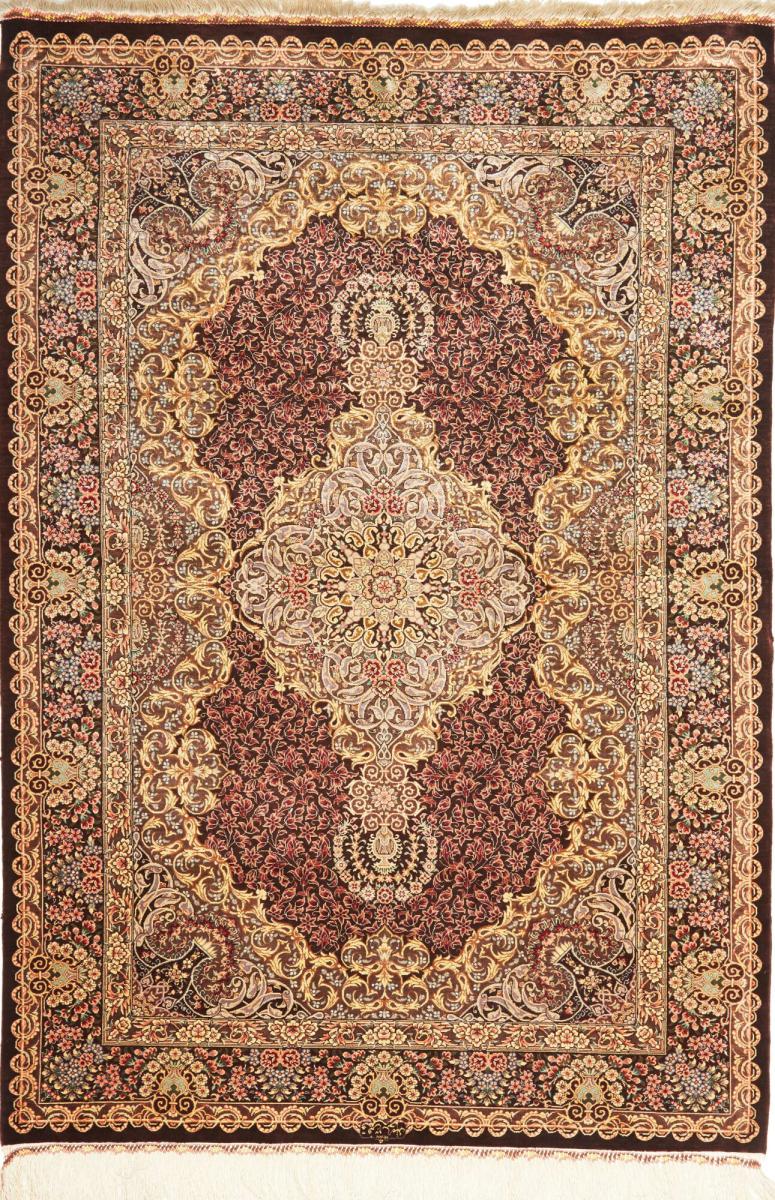 Persian Rug Qum Silk 149x102 149x102, Persian Rug Knotted by hand