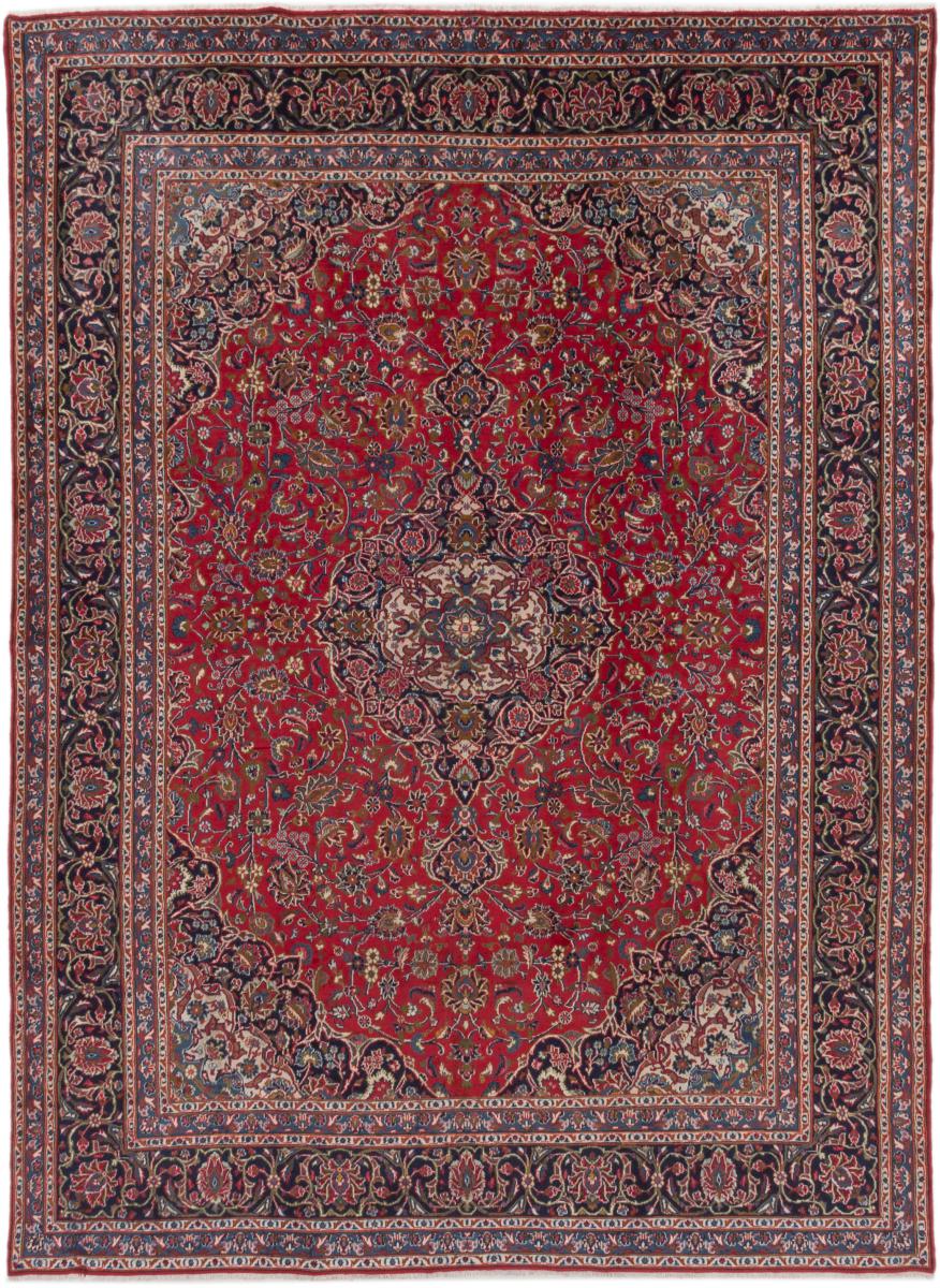 Persian Rug Keshan 13'0"x9'6" 13'0"x9'6", Persian Rug Knotted by hand