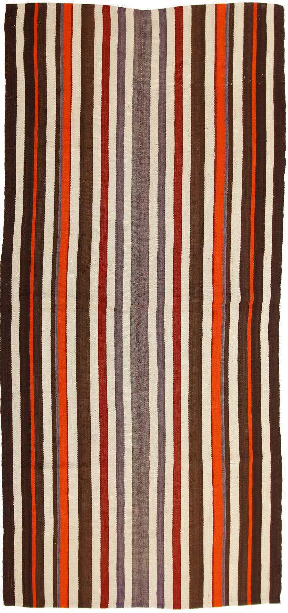 Perzisch tapijt Kilim Fars Antiek 8'4"x3'9" 8'4"x3'9", Perzisch tapijt Handgeweven