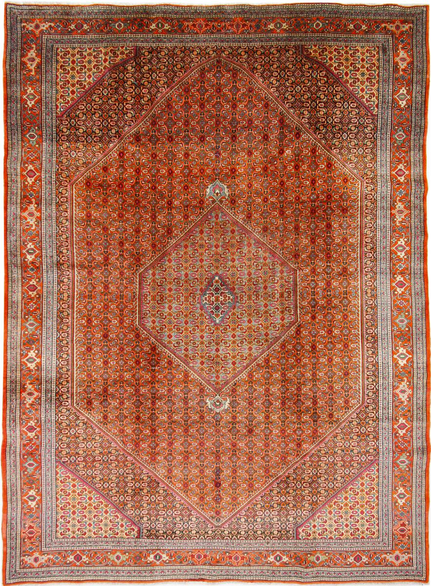 Perzisch tapijt Bidjar Sandjan 13'5"x10'1" 13'5"x10'1", Perzisch tapijt Handgeknoopte