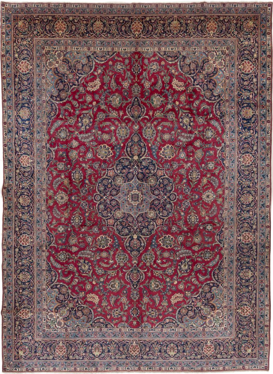 Tapis persan Kashan Antique 425x313 425x313, Tapis persan Noué à la main