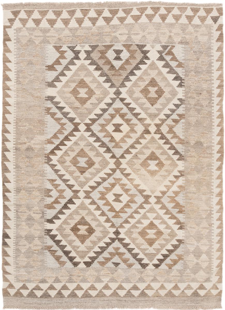Afghan rug Kilim Afghan Heritage 5'2"x3'10" 5'2"x3'10", Persian Rug Woven by hand