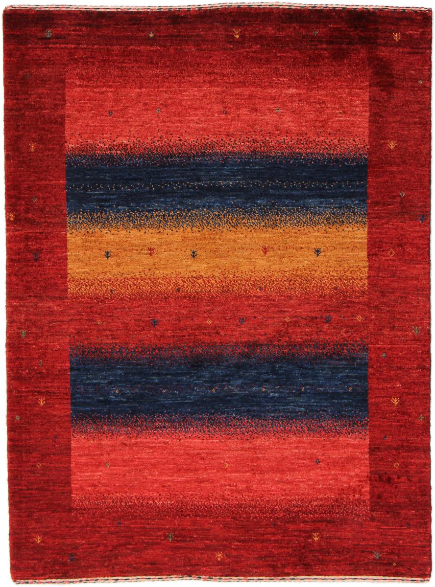 Tapis persan Persan Gabbeh Loribaft Nowbaft 138x103 138x103, Tapis persan Noué à la main