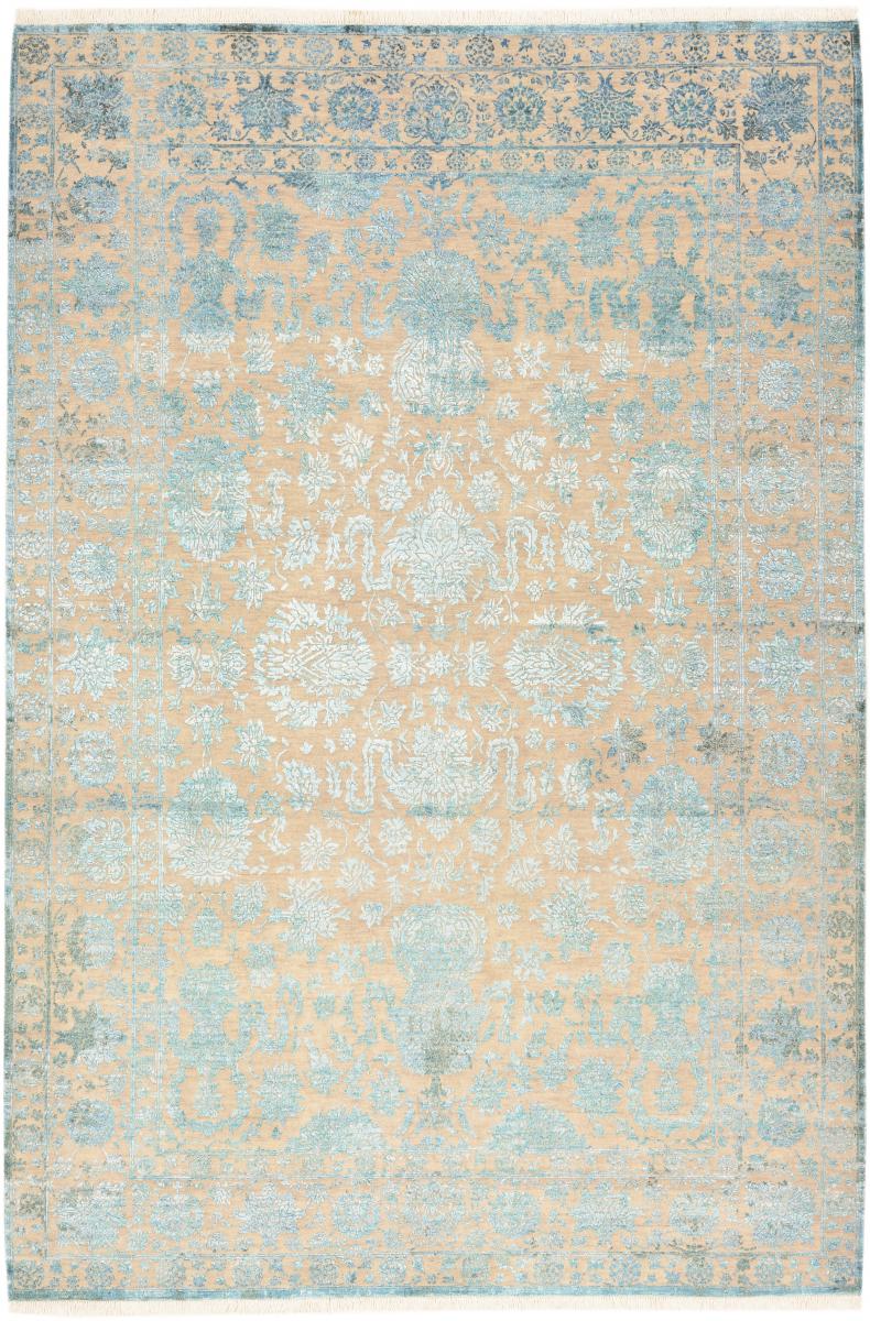 Intialainen matto Sadraa 9'11"x6'8" 9'11"x6'8", Persialainen matto Solmittu käsin