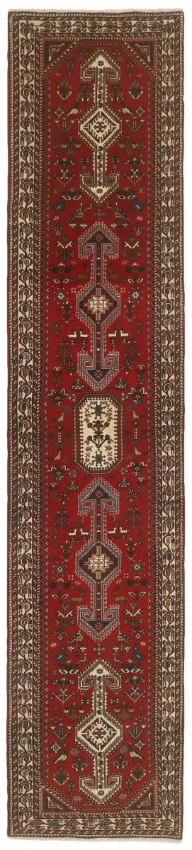 Persian Rug Abadeh 13'5"x2'9" 13'5"x2'9", Persian Rug Knotted by hand