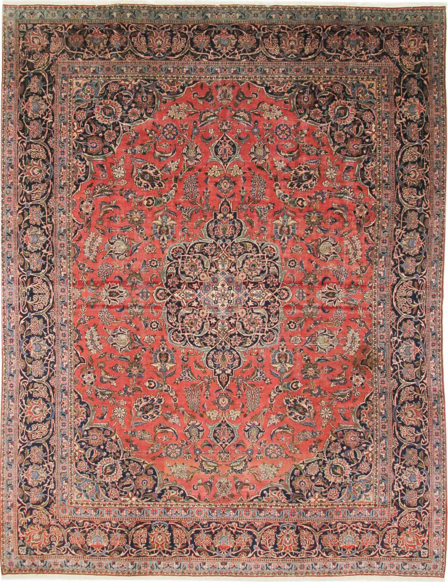 Tapis persan Kashan 414x311 414x311, Tapis persan Noué à la main