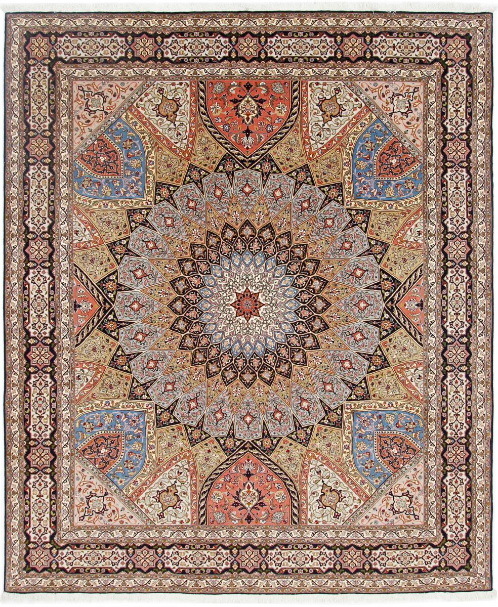 Persian Rug Tabriz 50Raj 303x254 303x254, Persian Rug Knotted by hand
