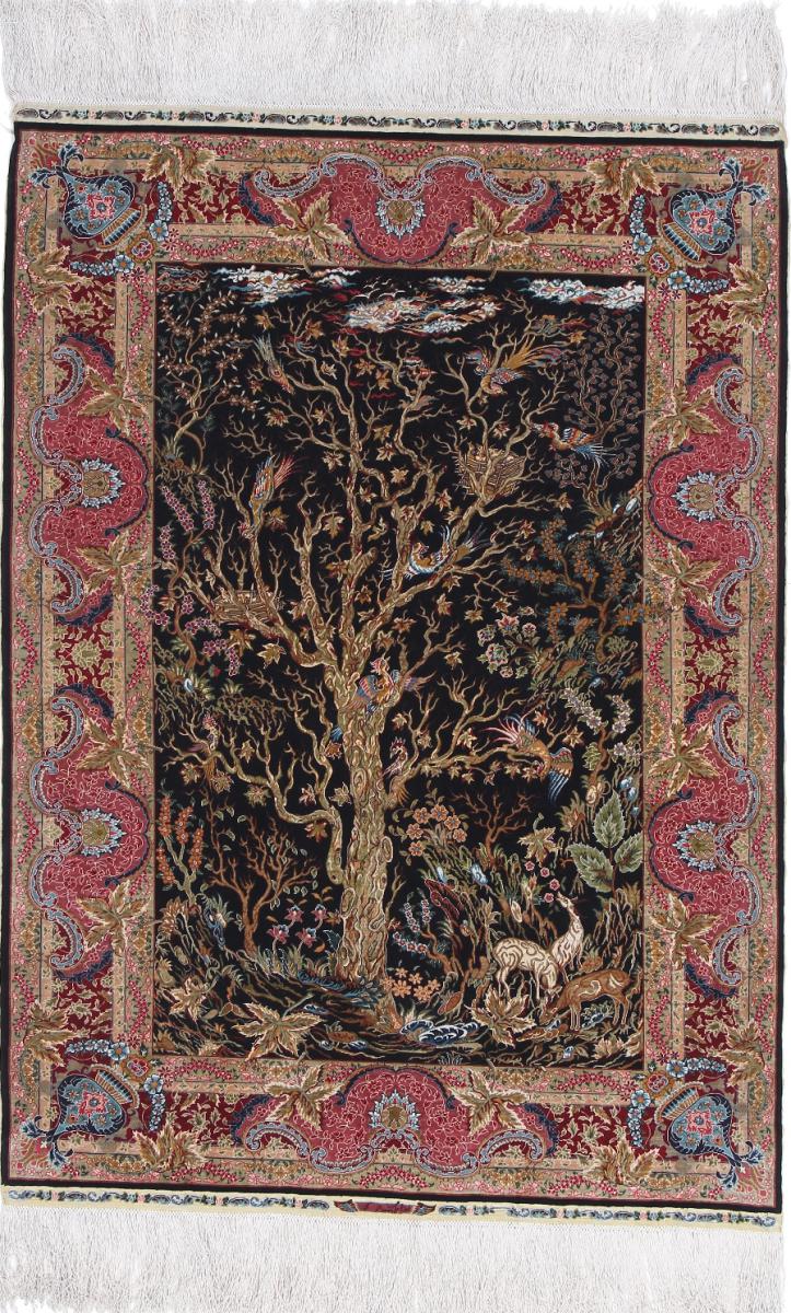  Hereke 3'8"x2'8" 3'8"x2'8", Persian Rug Knotted by hand