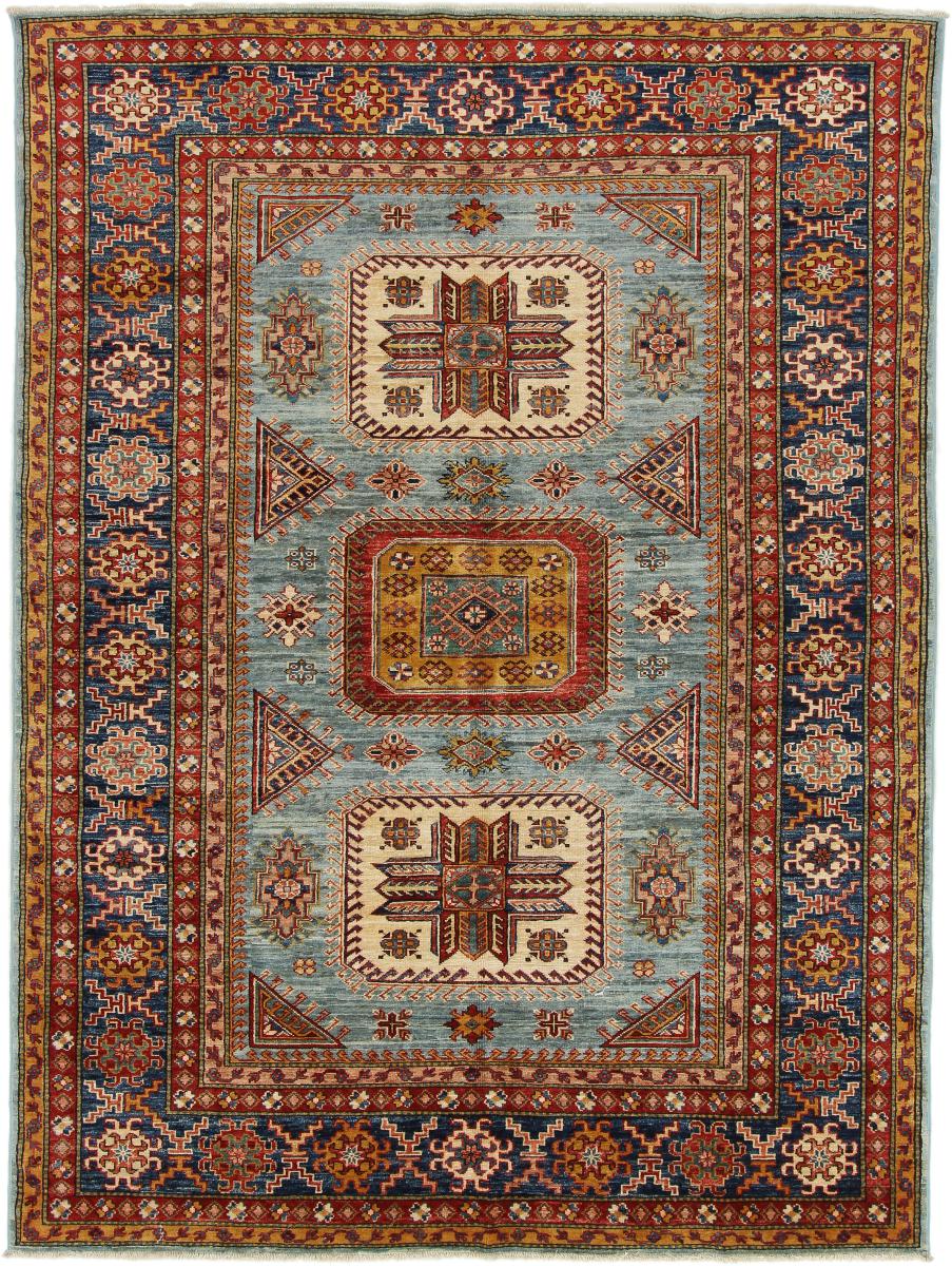 Afghansk tæppe Super Kazak 242x180 242x180, Persisk tæppe Knyttet i hånden