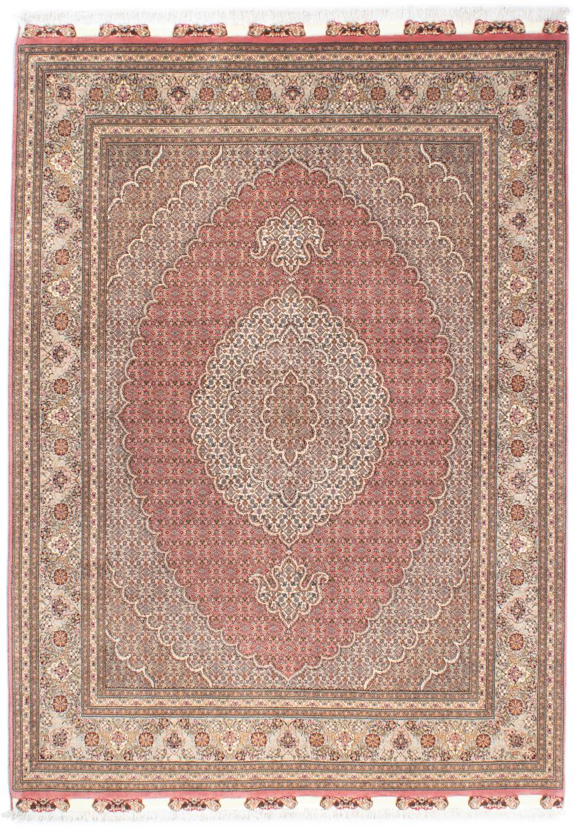 Persian Rug Tabriz 50Raj 6'11"x4'11" 6'11"x4'11", Persian Rug Knotted by hand