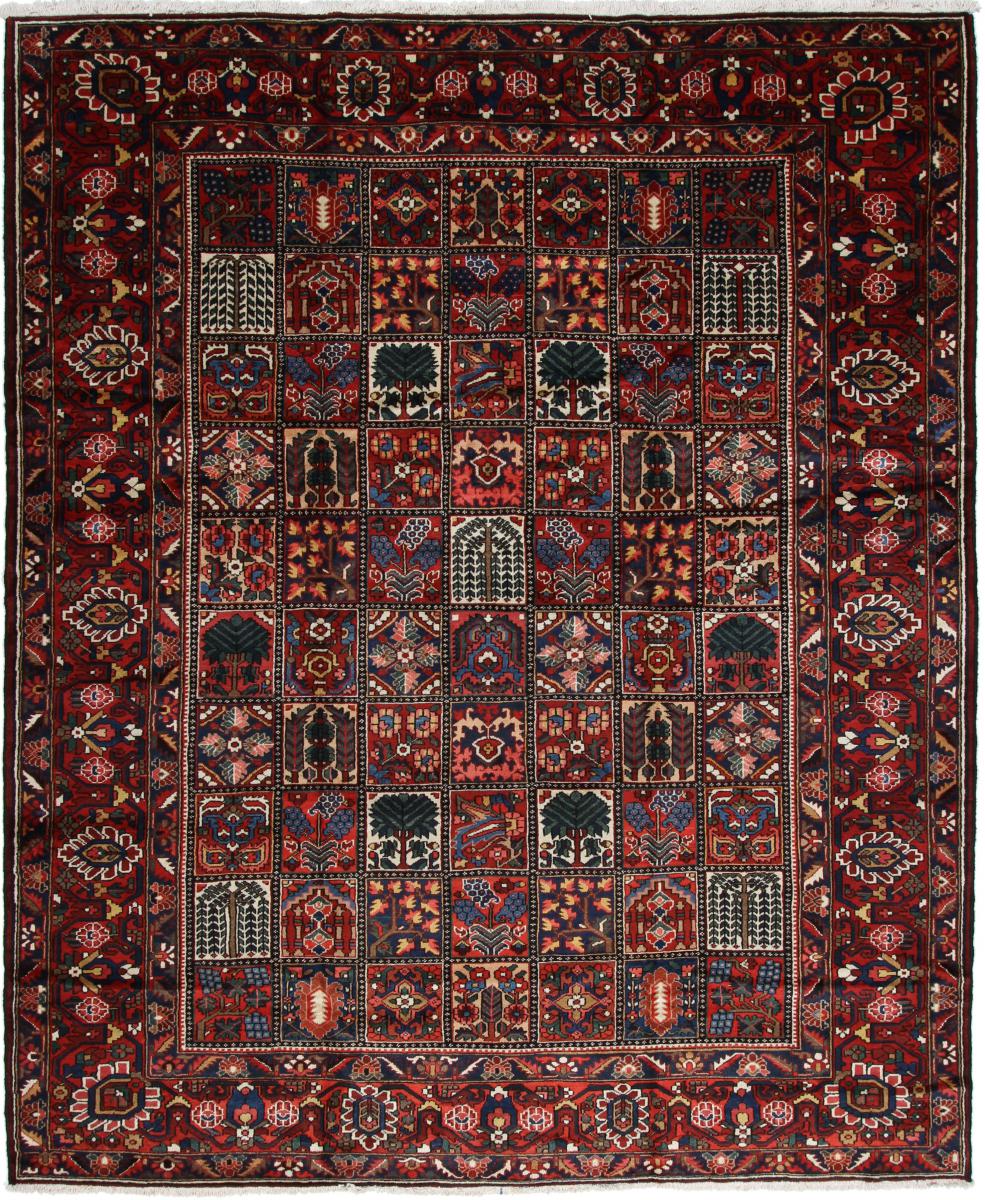 Persian Rug Bakhtiari 12'5"x10'2" 12'5"x10'2", Persian Rug Knotted by hand