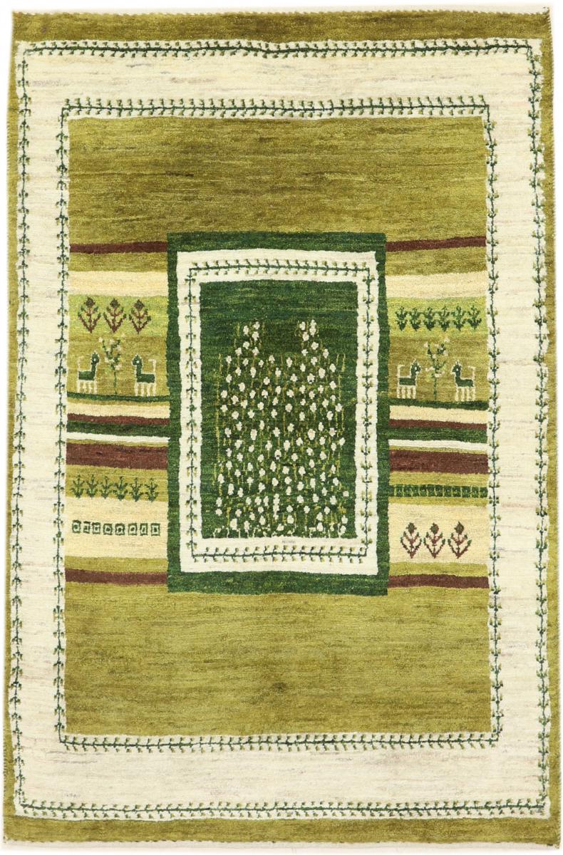 Persialainen matto Persia Gabbeh Loribaft Nature 4'9"x3'3" 4'9"x3'3", Persialainen matto Solmittu käsin