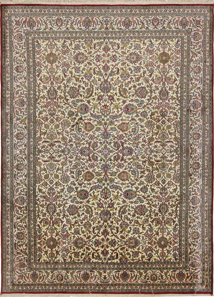 Indo rug Kashmir Silk 218x157 218x157, Persian Rug Knotted by hand