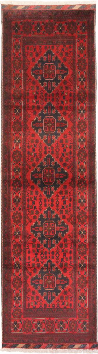 Afghan rug Khal Mohammadi 9'9"x2'8" 9'9"x2'8", Persian Rug Knotted by hand