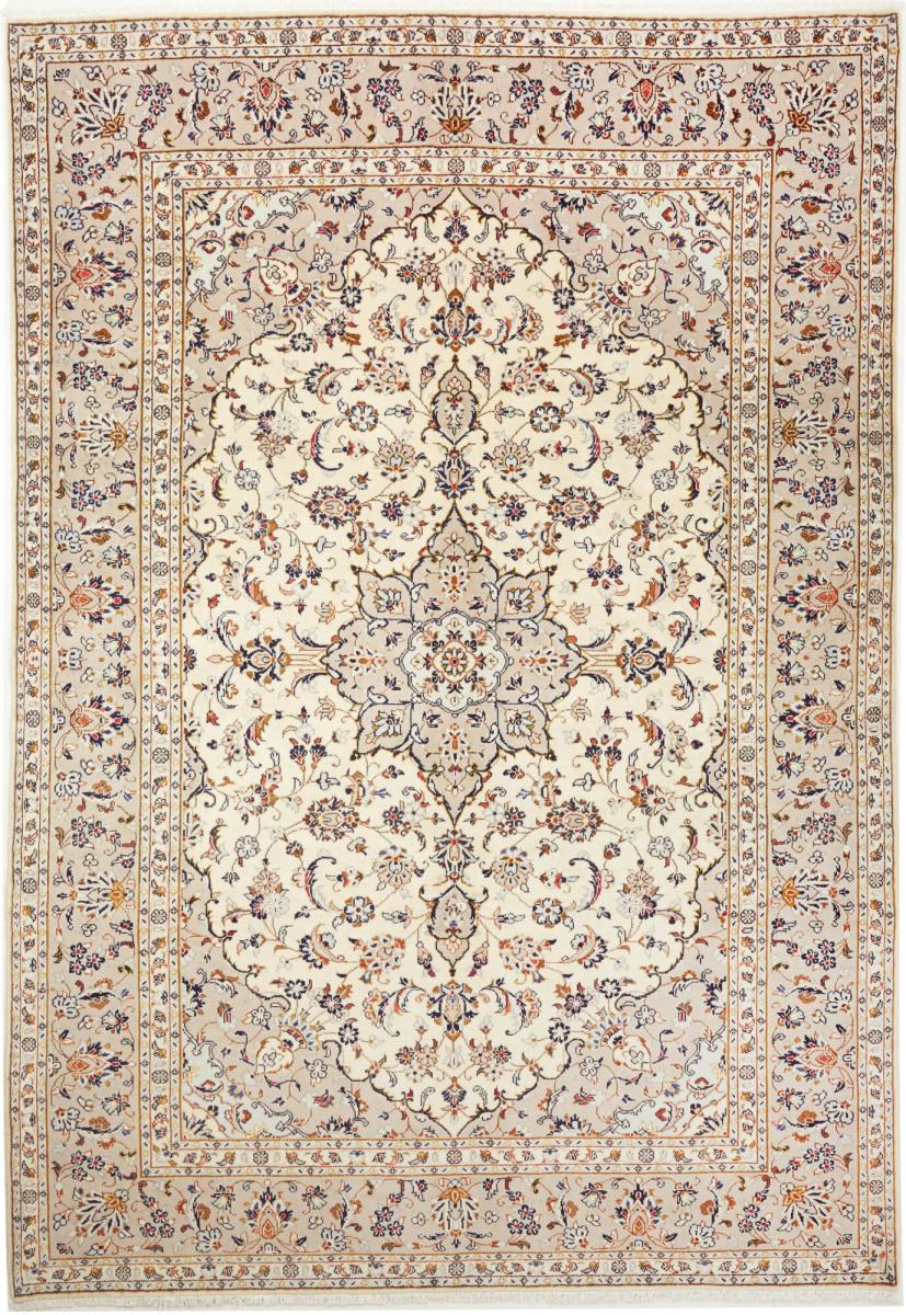 Tapis persan Kashan 291x197 291x197, Tapis persan Noué à la main