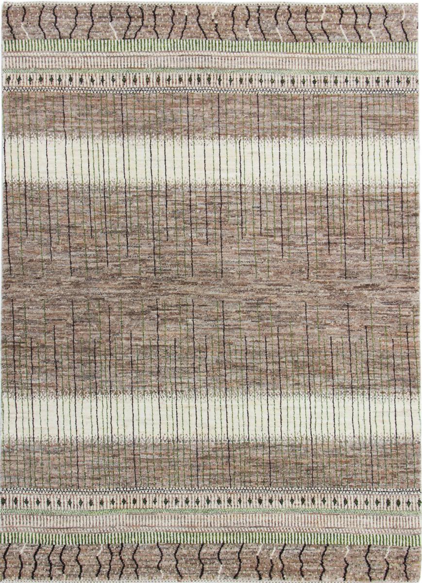 Persian Rug Persian Gabbeh Loribaft Nowbaft 6'5"x4'8" 6'5"x4'8", Persian Rug Knotted by hand