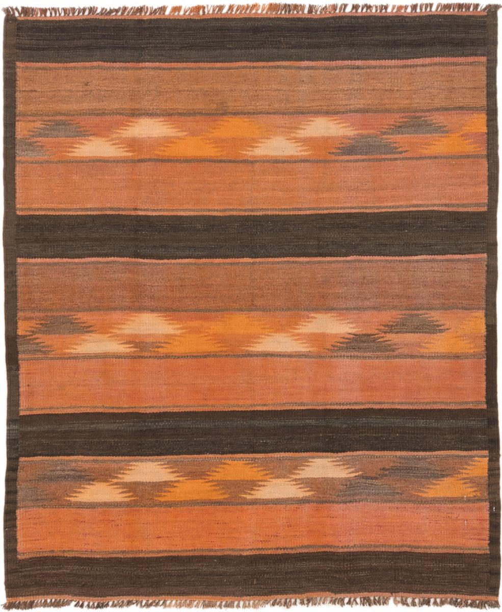 Tapete afegão Kilim Afegão 5'3"x4'4" 5'3"x4'4", Tapete persa Tecido à mão