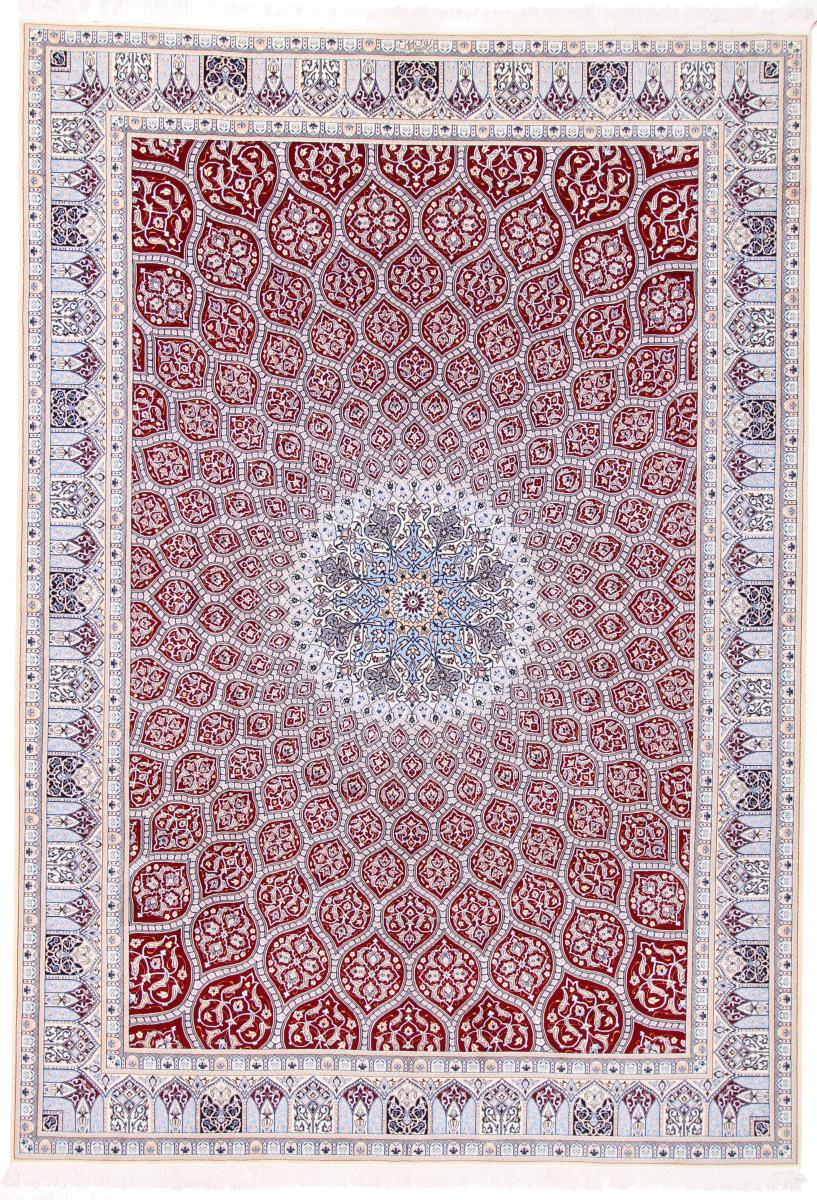 Persian Rug Nain 6La 12'0"x8'4" 12'0"x8'4", Persian Rug Knotted by hand