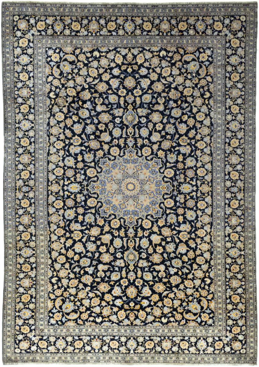 Tapis persan Kashan 412x294 412x294, Tapis persan Noué à la main