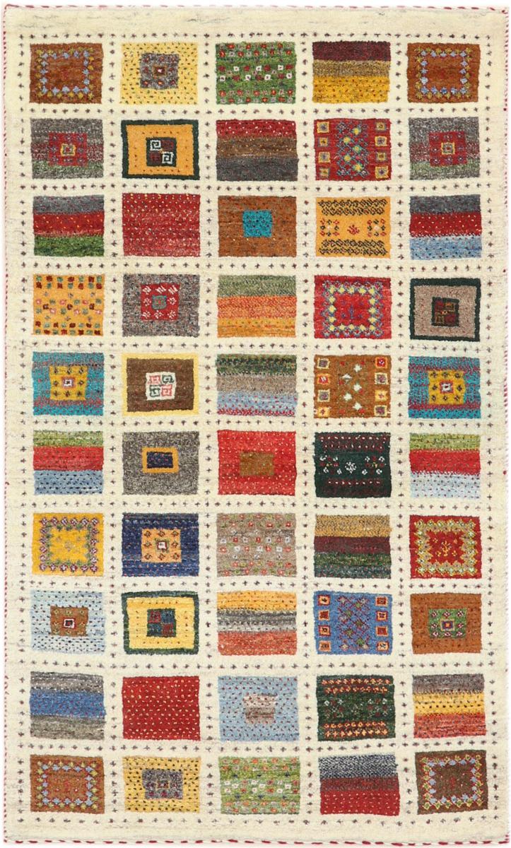 Perzisch tapijt Perzisch Gabbeh Loribaft Nature 4'4"x2'7" 4'4"x2'7", Perzisch tapijt Handgeknoopte