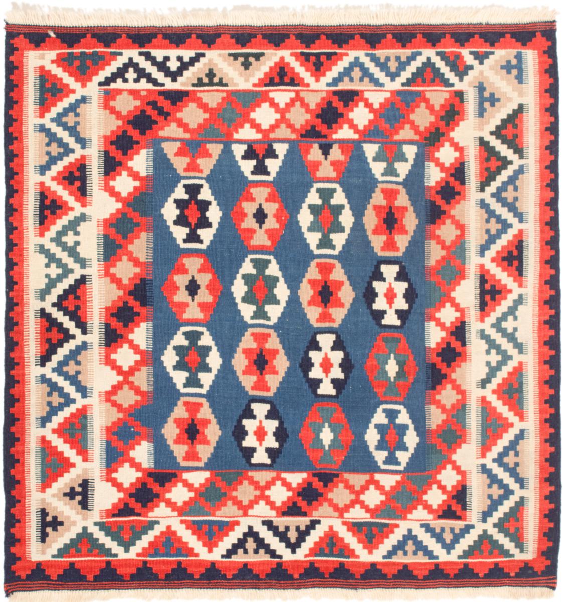  ペルシャ絨毯 キリム Fars 102x103 102x103,  ペルシャ絨毯 手織り