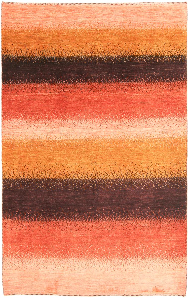 Perzisch tapijt Perzisch Gabbeh Loribaft Nature 5'1"x3'3" 5'1"x3'3", Perzisch tapijt Handgeknoopte