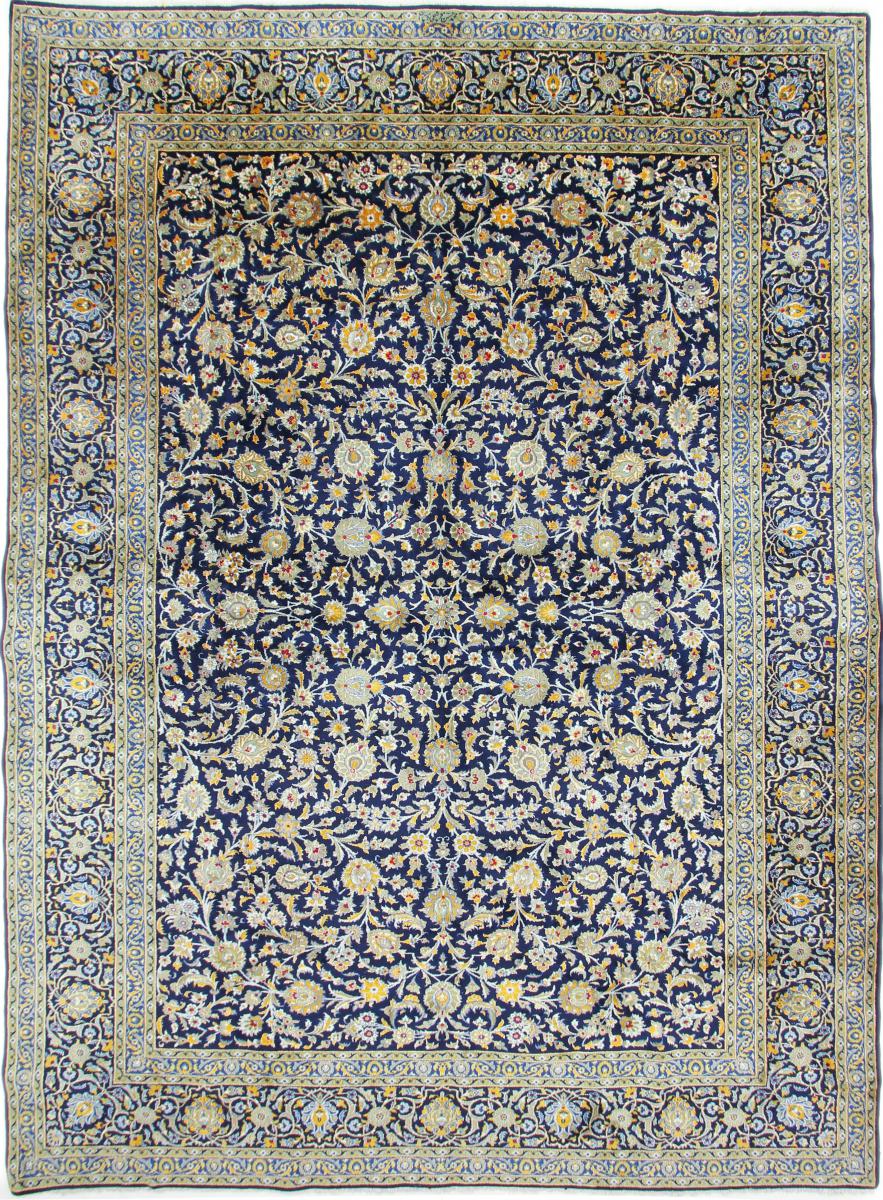 Tapis persan Kashan 408x300 408x300, Tapis persan Noué à la main