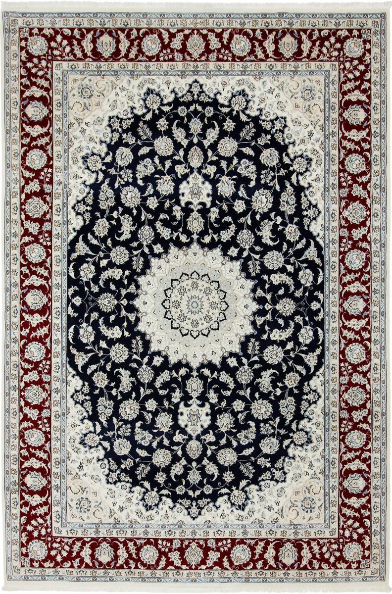 Tapis persan Naïn 9La Sherkat Signé 297x197 297x197, Tapis persan Noué à la main