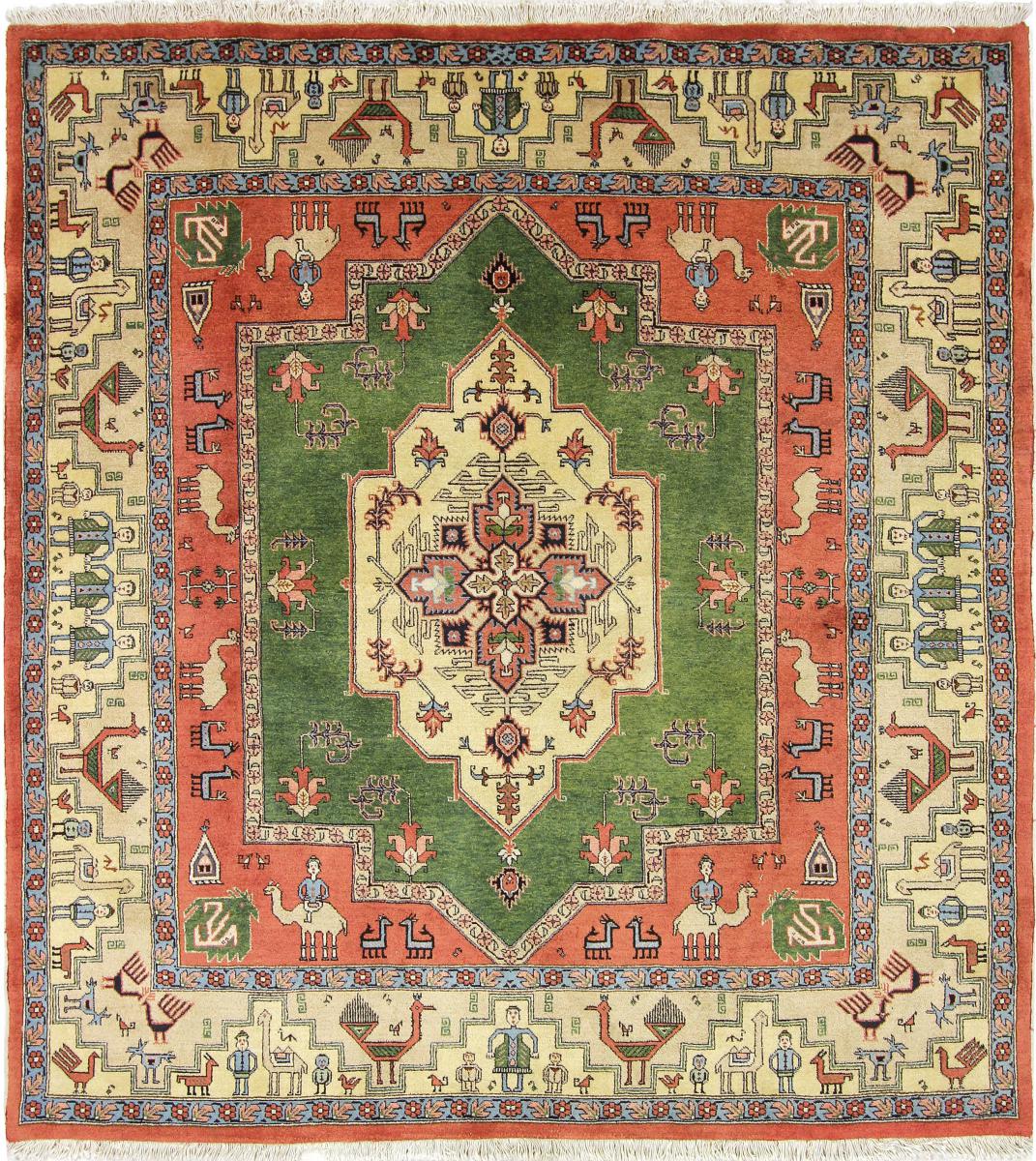 Persian Rug Ardebil 209x197 209x197, Persian Rug Knotted by hand