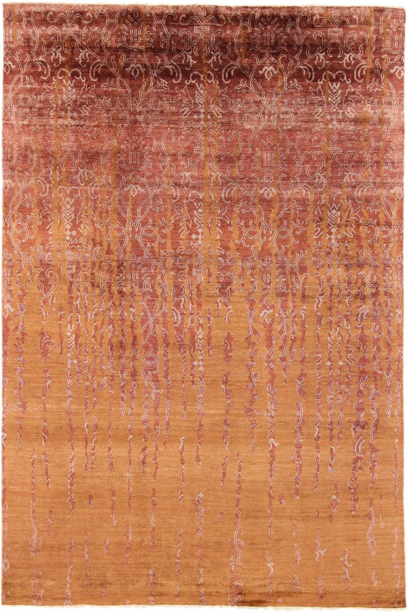 Intialainen matto Sadraa 7'10"x5'3" 7'10"x5'3", Persialainen matto Solmittu käsin