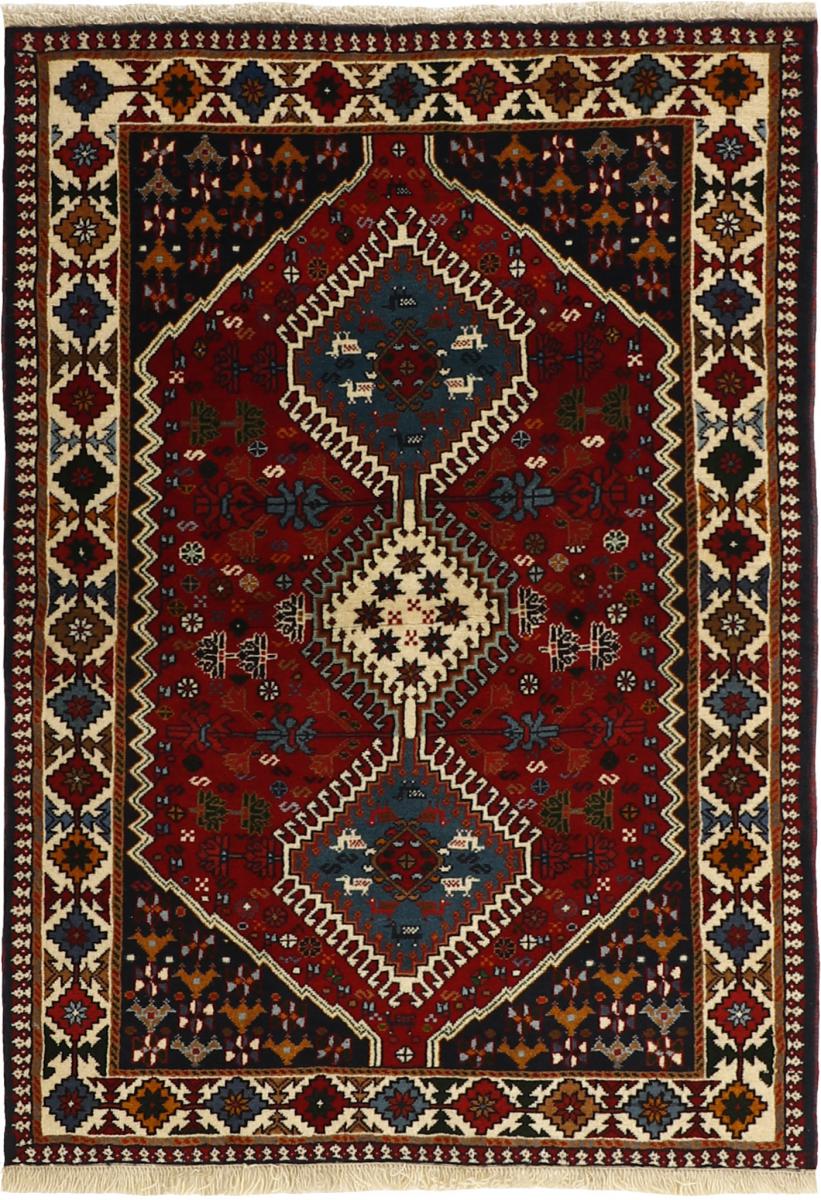 Tapis persan Yalameh 148x100 148x100, Tapis persan Noué à la main