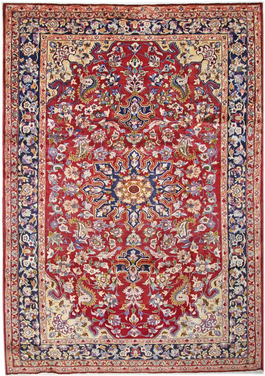 Persian Rug Mashhad Khorasan 11'5"x7'10" 11'5"x7'10", Persian Rug Knotted by hand