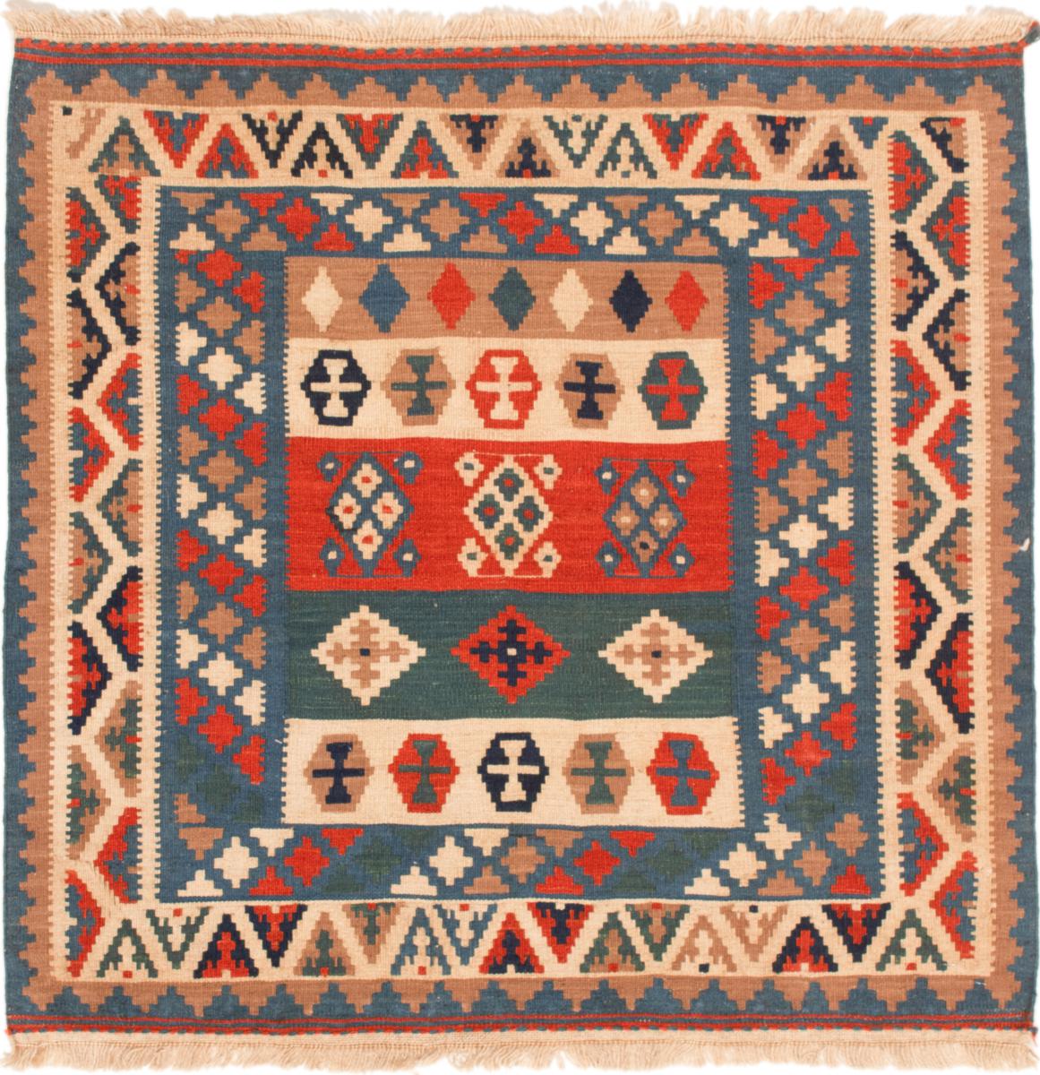 Persian Rug Kilim Fars 101x99 101x99, Persian Rug Woven by hand