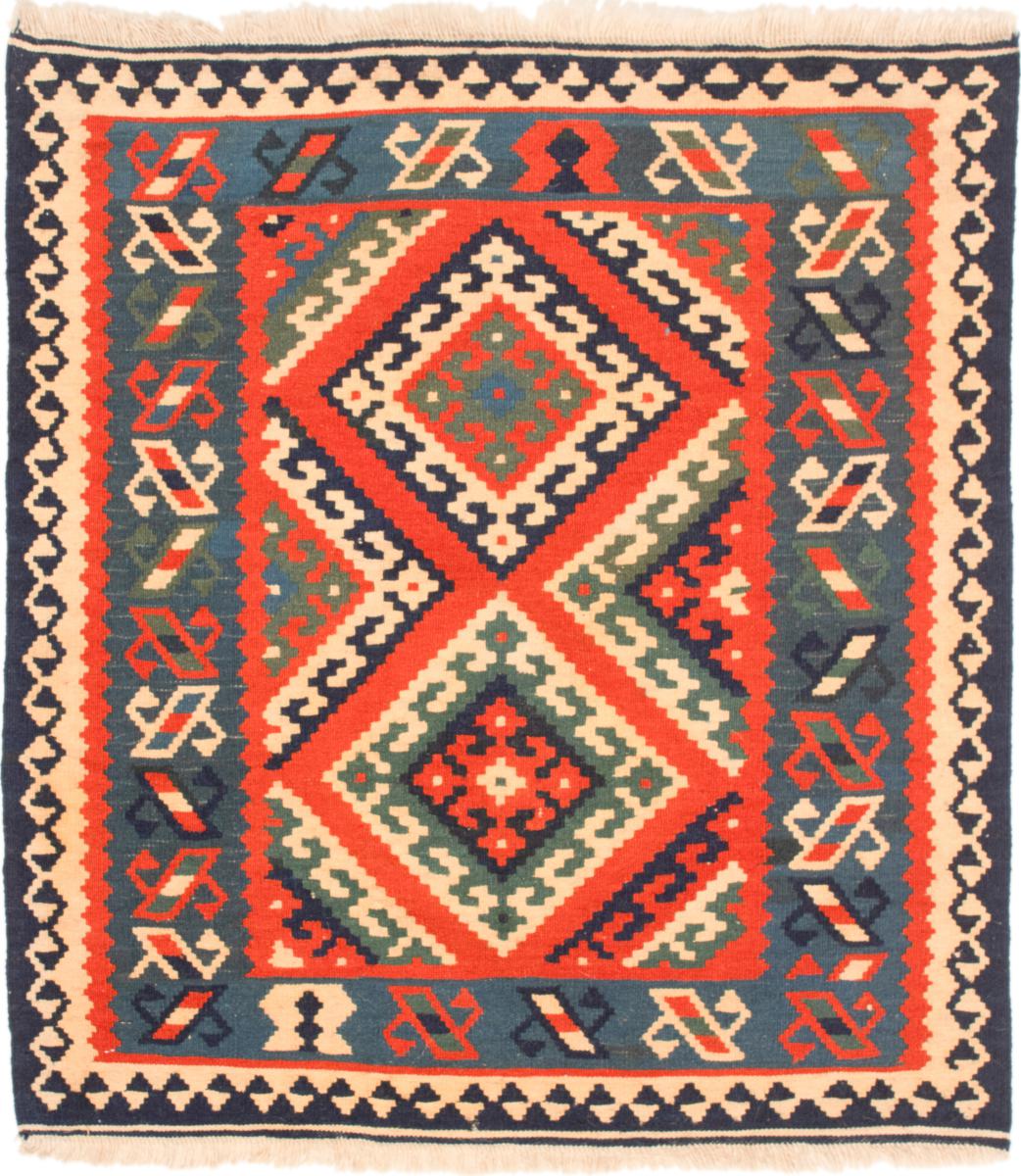 Tappeto persiano Kilim Fars 112x103 112x103, Tappeto persiano Tessuto a mano